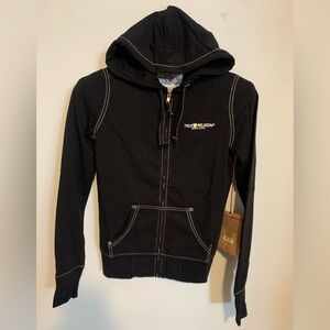 NWT True Religion Women’s Zip-Up Hood Made in USA